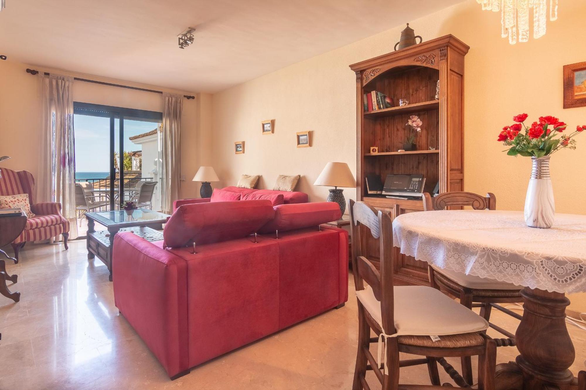 2233-Lovely 2 Bedrooms On The Beach, Pool And Port Manilva Exterior foto